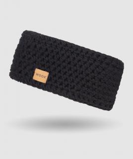 Merino čelenka Meri Black Headband