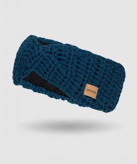 Merino Čelenka Meri Petrol Headband