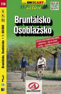 119 BRUNTÁLSKO OSOBLAŽSKO cykloturistická mapa 1:60t SHOCart