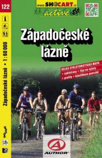 122 ZÁPADOČESKÉ LÁZNĚ cykloturistická mapa 1:60t SHOCart