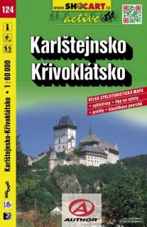 124 KARLŠTEJNSKO KŘIVOKLÁTSKO cykloturistická mapa 1:60t SHOCart