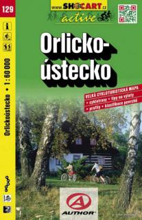 129 ORLICKO-ÚSTECKO cykloturistická mapa 1:60t SHOCart