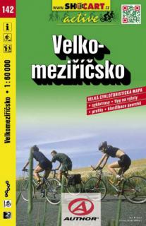 142 VELKOMEZIŘÍČSKO cykloturistická mapa 1:60t SHOCart