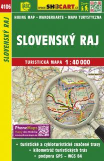 474 - 4106 Slovenský raj turistická mapa 1:40t SHOCart