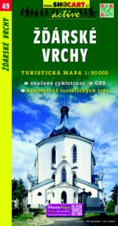 49 Žďárske vrchy turistická mapa 1:50t SHOCart