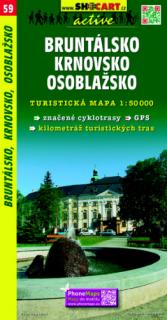 59 Bruntálsko, Krnovsko, Osobažsko turistická mapa 1:50t SHOCart