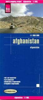 Afghanistan 1:1mil skladaná mapa RKH (skladaná mapa na syntetickom papieri)