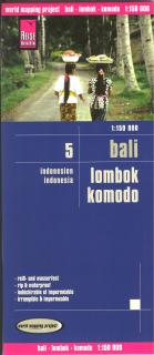 Bali, Lombok 1:150tis skladaná mapa RKH (skladaná mapa na syntetickom papieri)