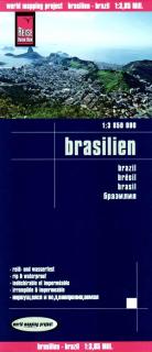Brazília (Brazil) 1:3,85mil skladaná mapa RKH (skladaná mapa na syntetickom papieri)