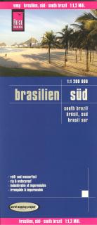 Brazília Juh (Brazil South) 1:1,2mil skladaná mapa RKH (skladaná mapa na syntetickom papieri)