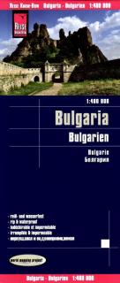 Bulharsko (Bulgaria) 1:400t skladaná mapa RKH (skladaná mapa na syntetickom papieri)