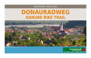 Donauradweg (Danube Bike Trail) Passau-Bratislava cykloatlas 125t FreytagBerndt (Dunajská cyklistická cesta cykloatlas v špirále)