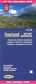 Fínsko (Finland) 1:875tis skladaná mapa RKH (skladaná mapa na syntetickom papieri)