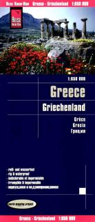 Grécko (Greece) 1:650tis mapa RKH (skladaná mapa na syntetickom papieri)