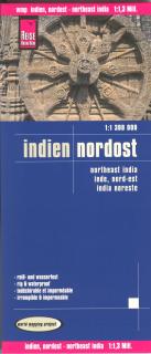 India Severovýchod (India North-East) 1:1,3mil skladaná mapa RKH (skladaná mapa na syntetickom papieri)