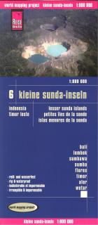 Indonézia (Indonesia) Malé Sundy 1:800tis skladaná mapa RKH (skladaná mapa na syntetickom papieri)