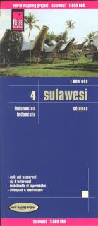 Indonézia (Indonesia) Sulawesi 1:800tis skladaná mapa RKH (skladaná mapa na syntetickom papieri)