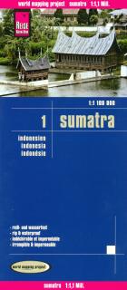 Indonézia (Indonesia) Sumatra 1:1,1mil skladaná mapa RKH (skladaná mapa na syntetickom papieri)