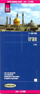 Irán (Iran) 1:1,5mil skladaná mapa RKH (skladaná mapa na syntetickom papieri)