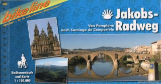 Jakobs Radweg cyklosprievodca Esterbauer / 2004 (Pampola - Burgos - León - Santiago de Compostela - Fisterra - Atlantischer Ozean)