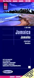 Jamajka (Jamaica) 1:150tis skladaná mapa RKH (skladaná mapa na syntetickom papieri)
