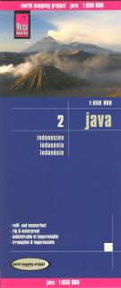 Java (Indonesia) 1:650tis skladaná mapa RKH (skladaná mapa na syntetickom papieri)
