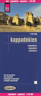 Kapadokia (Cappadocia, Turkey) 1:120tis skladaná mapa RKH (skladaná mapa na syntetickom papieri)