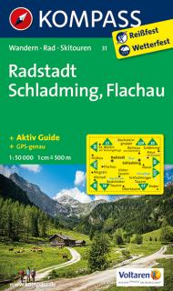 KOMPASS 31 Radstadt, Schladming, Flachau 1:50t turistická mapa