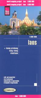 Laos 1:600tis skladaná mapa RKH (skladaná mapa na syntetickom papieri)