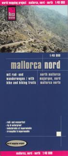 Malorka sever (Mallorca North) 1:40tis turistická skladaná mapa RKH (skladaná mapa na syntetickom papieri)