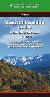 Masív Ceahlau 1:50t turistická mapa  (Ceahlau Massif Map)
