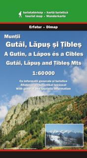 Muntii Gutai, Lapus and Tibles 1:60t turistická mapa  (Gutai, Lapus and Tibles Mountains Map)