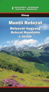 Muntii Retezat 1:50t turistická mapa (Retezat Mountains Map)