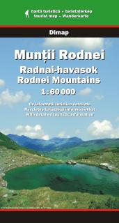 Muntii Rodnei 1:60t turistická mapa  (Rodnei Mountains Map)