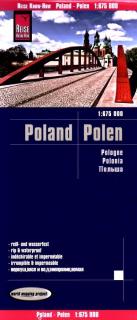 Poľsko (Poland) 1:675tis skladaná mapa RKH (skladaná mapa na syntetickom papieri)