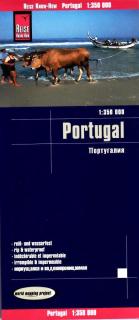 Portugalsko (Portugal) 1:350tis skladaná mapa RKH (skladaná mapa na syntetickom papieri)