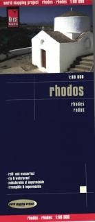 Rhodos (Greece) 1:80tis skladaná mapa RKH (skladaná mapa na syntetickom papieri)