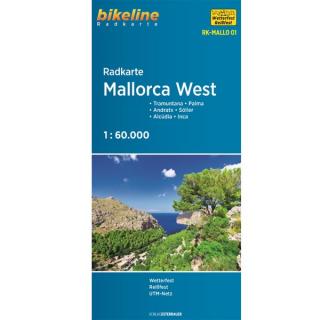 RK-MALLO01 Mallorca West 1:60t cyklomapa Esterbauer (Tramuntana – Palma – Andratx – Sóller – Alcúdia – Inca)