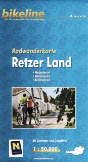 RWK-RETZ Retzer Land 1:50t cyklomapa Esterbauer (Weinviertel - Waldviertel - Južná Morava)
