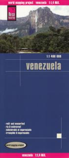 Venezuela 1:1,4m skladaná mapa RKH (skladaná mapa na syntetickom papieri)