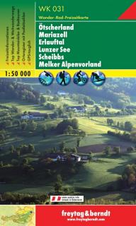 WK031 Ötscherland, Mariazell, Erlauftal, Lunzer See 1:50t turistická mapa FB (Ötscherland – Mariazell – Erlauftal – Lunzer See – Scheibbs – Melker Alpenvorland)