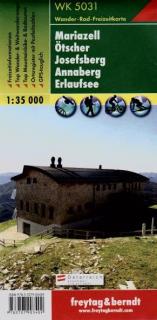 WK5031 Mariazell, Ötscher 1:35t turistická mapa FB (Mariazell – Ötscher – Josefsberg – Annaberg – Erlaufsee)