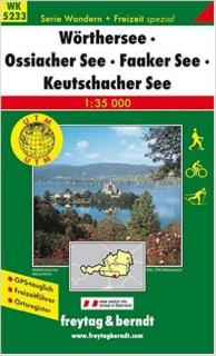 WK5233 Wörther See, Ossiacher See, Faaker See 1:35t turistická mapa FB (5233 Wörther See – Ossiacher See – Faaker See – Keutschacher See)