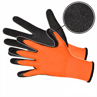 Pracovné rukavice latex Č/O Veľkosť: 10