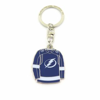 Prívesok na kľúče JFSC NHL Jersey Keychain tím: Tampa Bay Lightning, Výrobca: JFSC