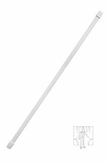 Vitrážková výsuvná tyč - 2 ks/bal 100-120 cm