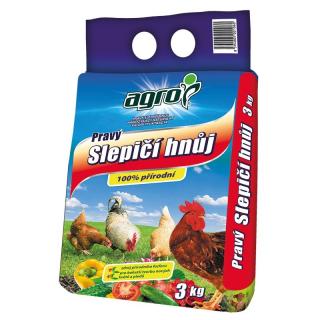 AGRO Pravý slepačí hnoj 3 kg