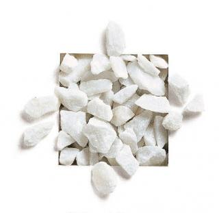 Okrasné kamene Bianco Carrara drvina 8-12 mm 25 kg