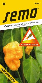 Paprika ročná TRINIDAD MORUGA SCORPION YELLOW