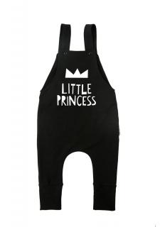 I love milk Detské nohavice na traky &quot;little princess&quot;